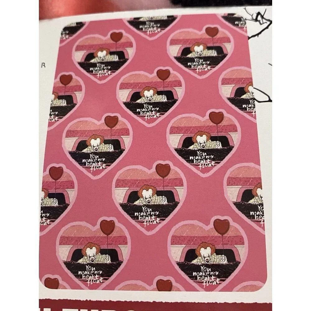 IT Pennywise Soft Plush Throw Blanket You Make My Heart Float‎ 50” X 70” NEW